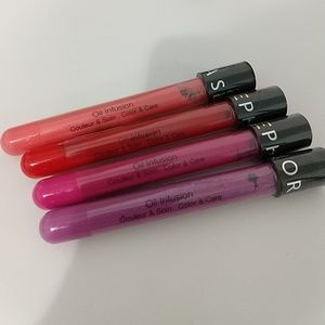 Sephora Set of 4 Lip Oil Infusion